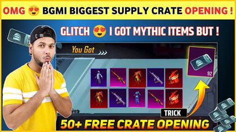 Is there any crate opening tricks to get mythic : r/BGMI .